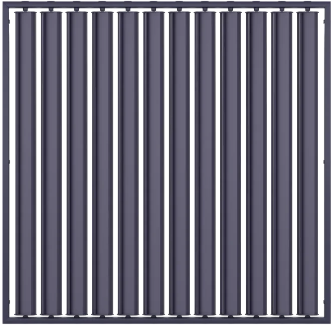 Front elevation of a Vindloop module